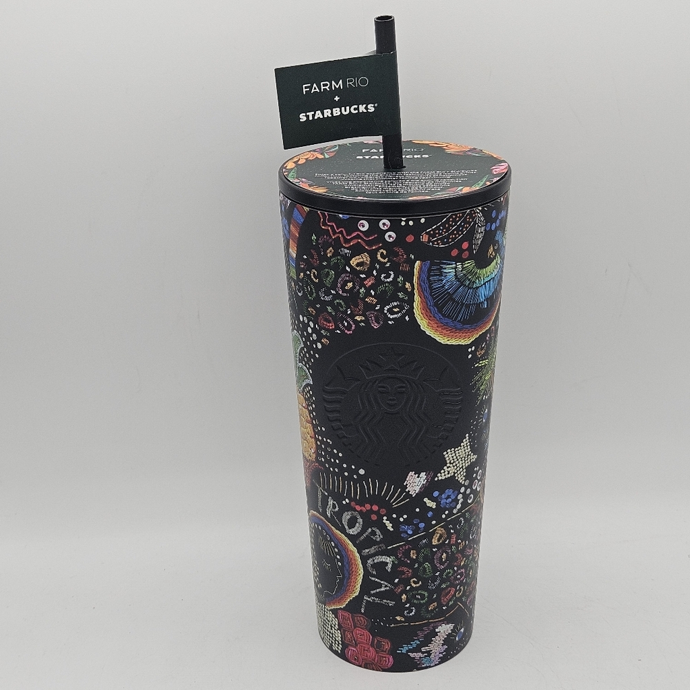 New Starbucks Farm Rio Colab Tropical Pineapple Limited Edition Venti 24 Oz Cup